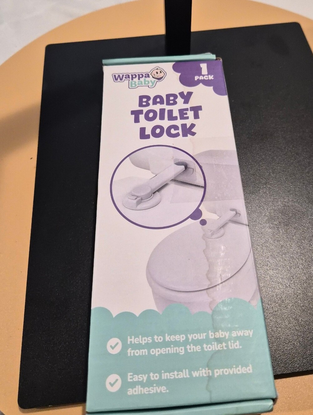 Baby Toilet Lock - White - 1 Pack
